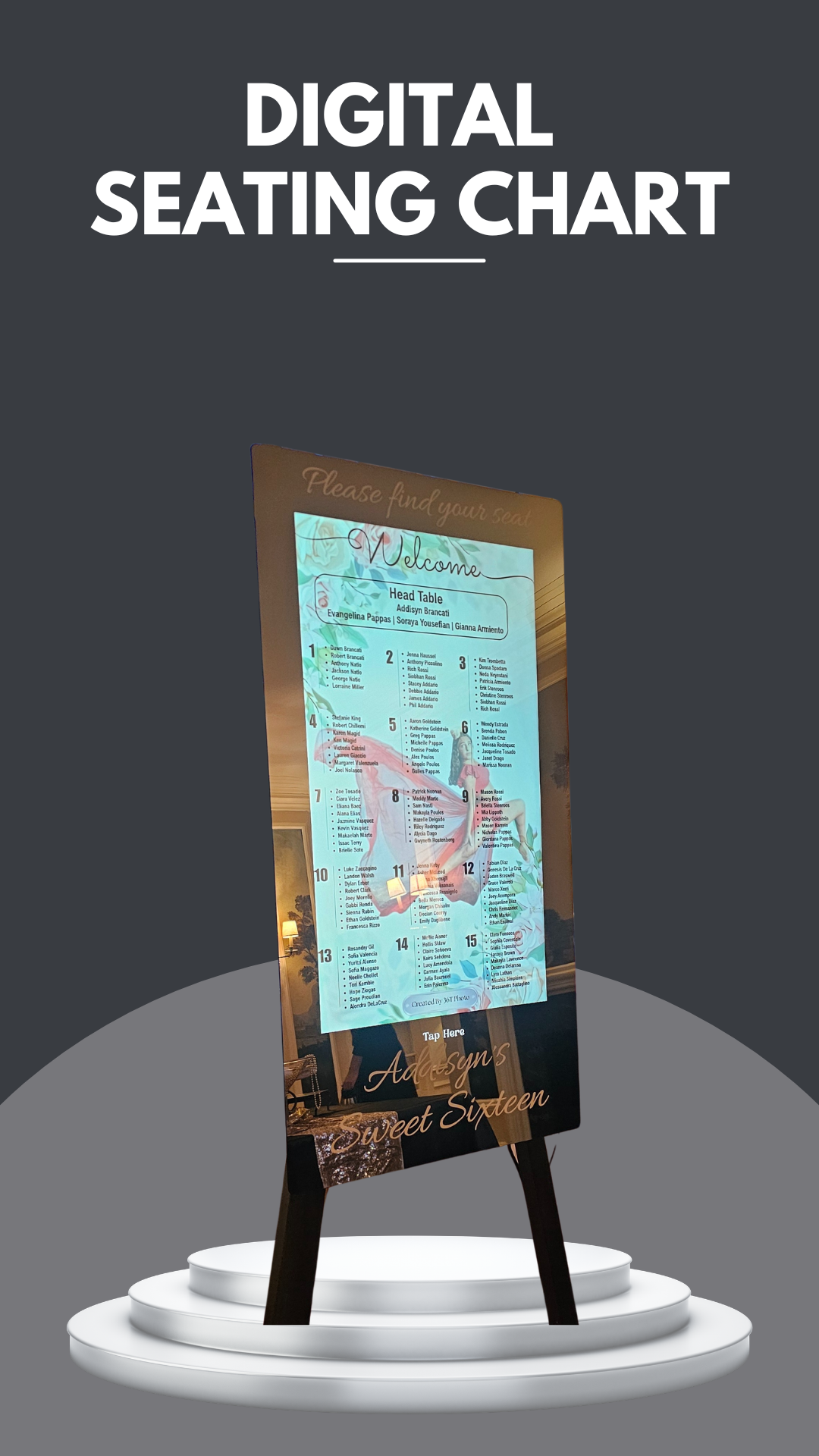 Digital Seating Chart vs. Paper Cards on the Table